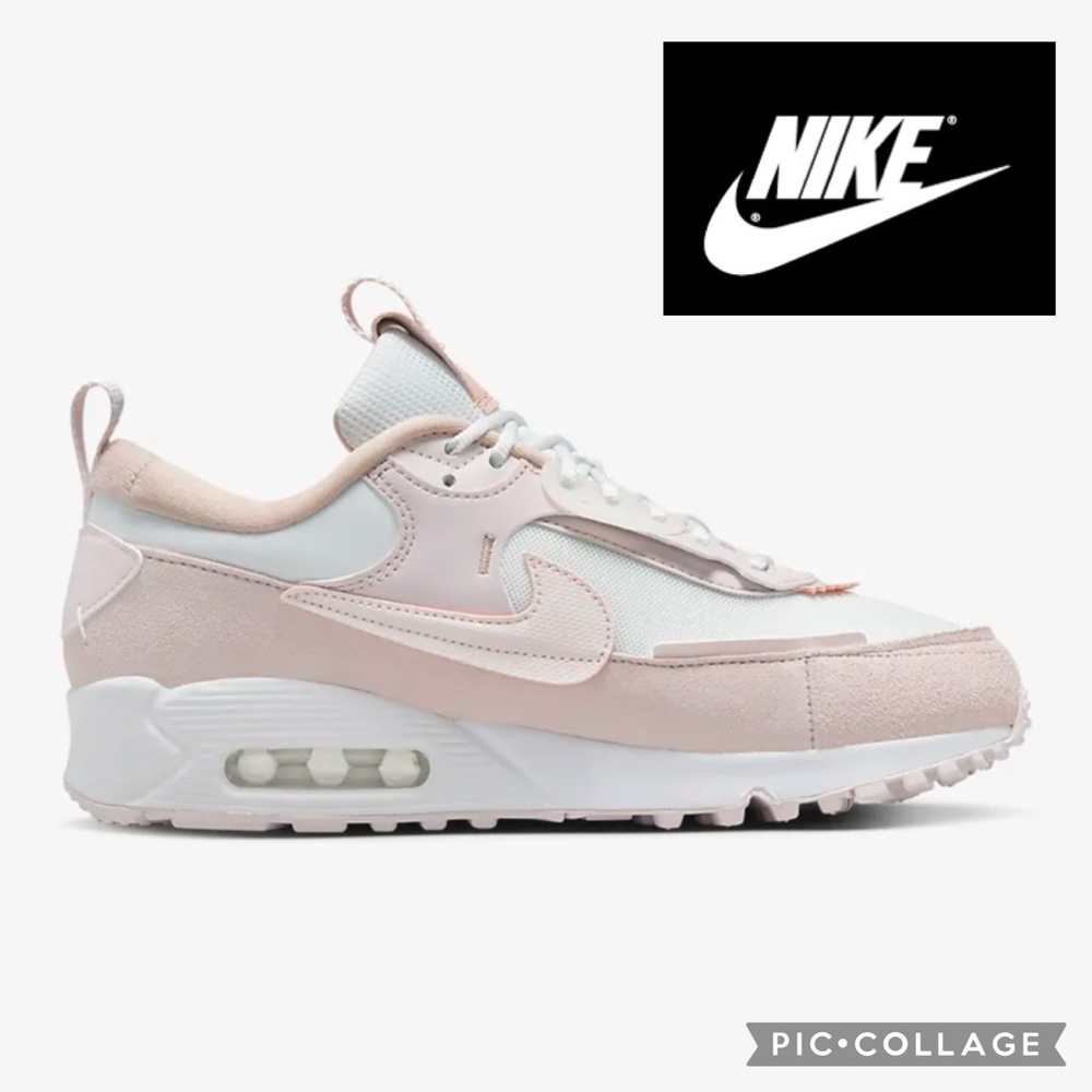 Nike Air Max 90 Futura Sneakers {Summit White/Barely Rose} 7.5
